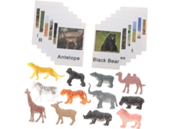 Juego Educativo De Emparejamiento De Animales Para Niños Y Niñas: Tarjetas Con Patrones De Animales