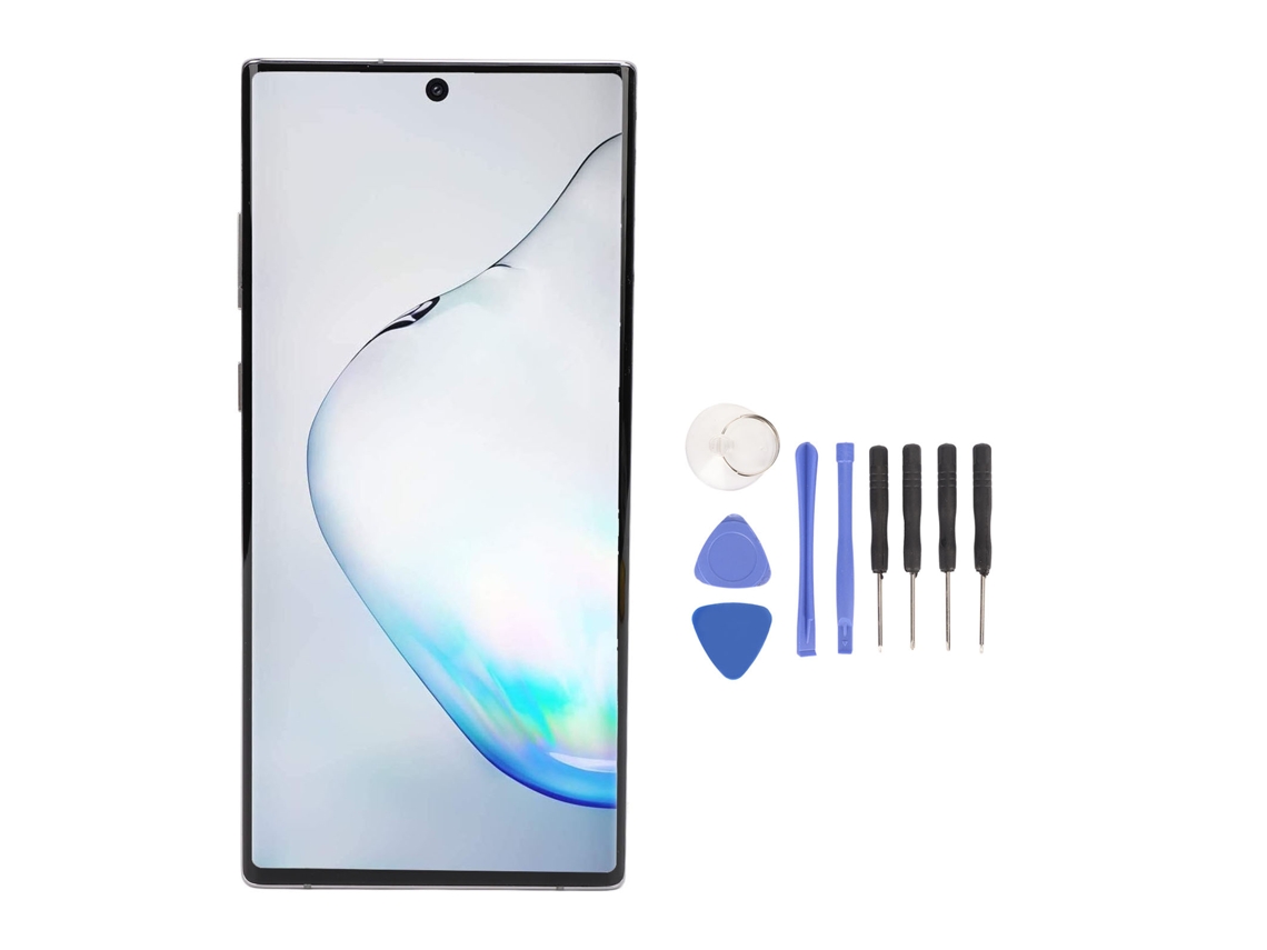 Pantalla Oled Lcd Samsung Galaxy Note 10 Plus Con Soporte De Huella Dactilar Y Reemplazo De Marco