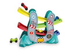 Juguete De Rampa De Coches De Carreras Multifuncional Educativo Para Niños Pequeños En Casa Verde