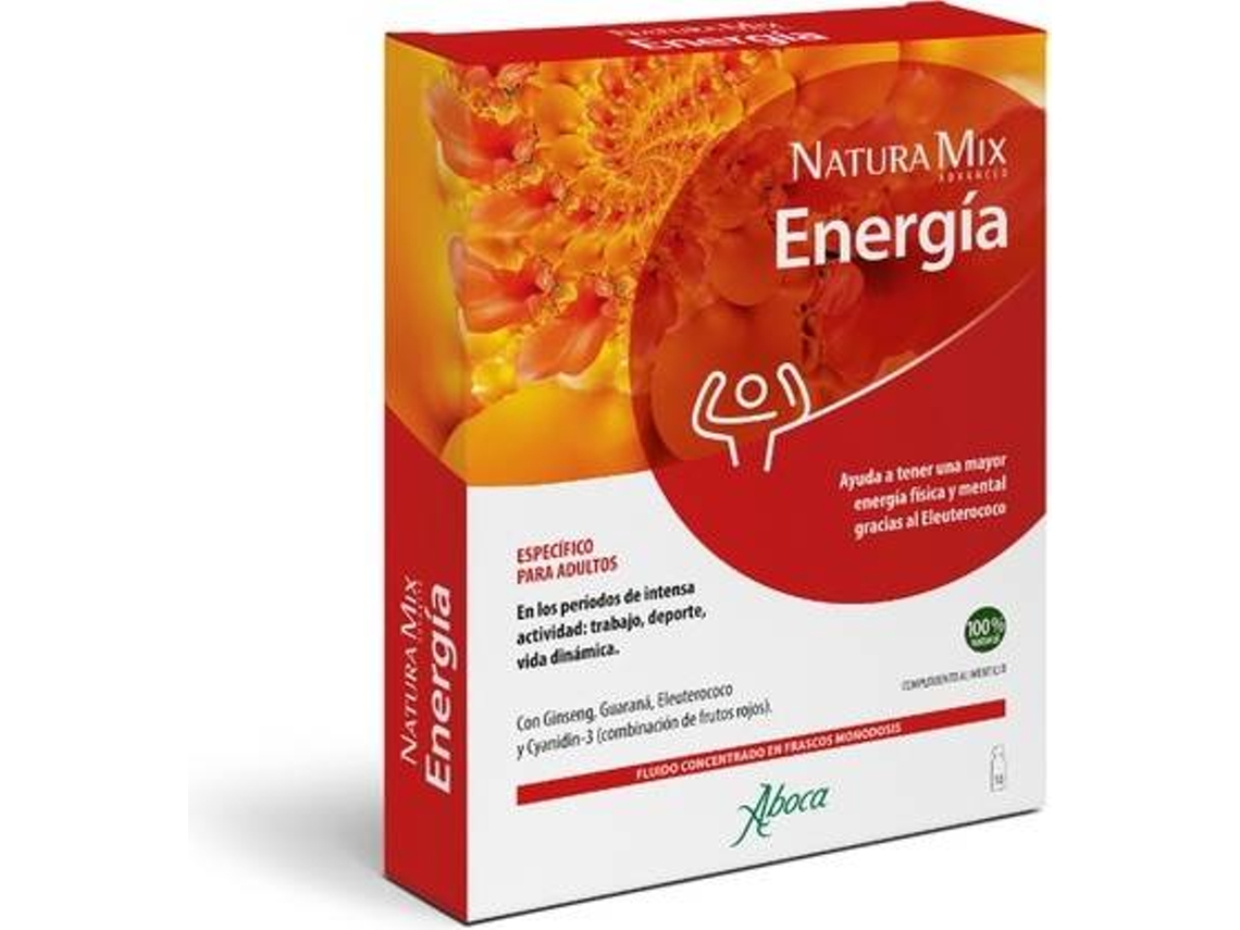 Té ABOCA Natura Mix Advanced Energy - Concentrado De Fluidos (10 frascos)