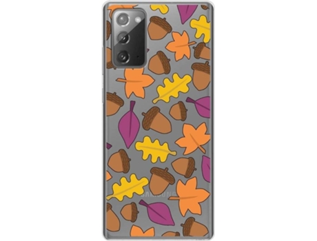 Carcasa Samsung Galaxy Note 20 TUMUNDOSMARTPHONE Dibujos Transparente Multicolor
