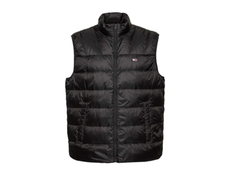 Chalecos TOMMY JEANS Nylon Hombre (L - Negro)