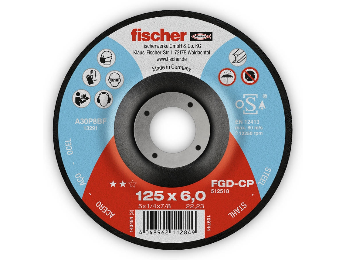 Disco FISCHER FGD-CP (6mm) 115 x 6 x 22,23 Carbon