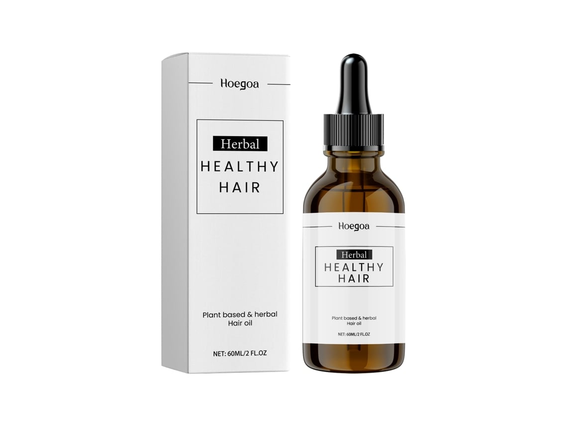 Aceite esencial natural para el cabello que aumenta el volumen y el crecimiento.