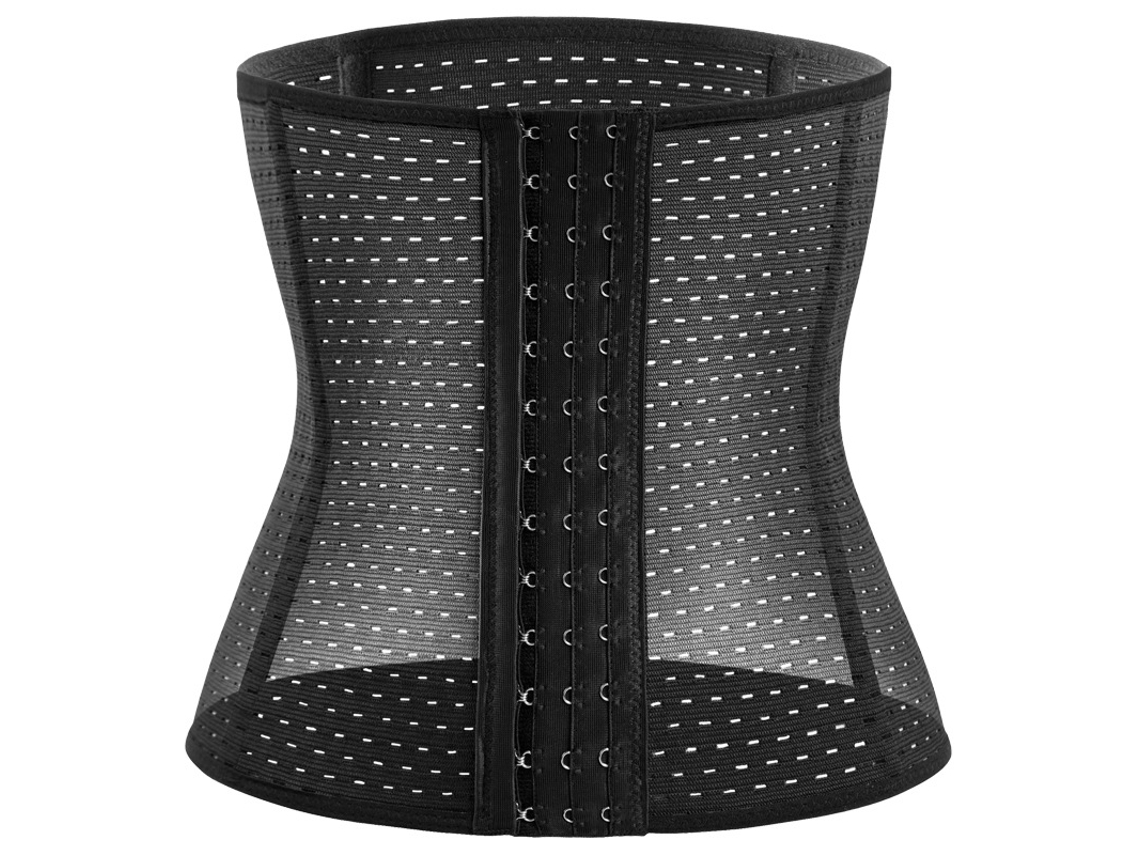 Cinta Lombar Chrui 4 Huesos Ganchos Postparto Talla Xs (negro)