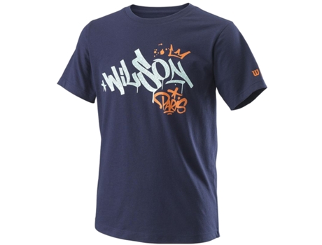 Camiseta WILSON Niño (Algodón - Multicolor - L)