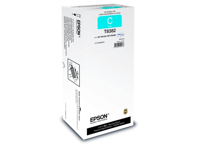 Cartucho de tinta Original EPSON Cián XL T8382 C13T838240 WorkForce Pro WF-R5xxx series