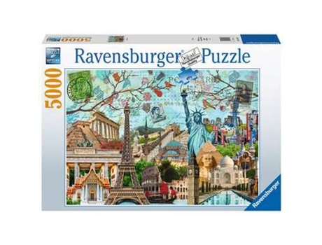 Puzzle RAVENSBURGER 17118 Big Cities Collage 5000 Piezas