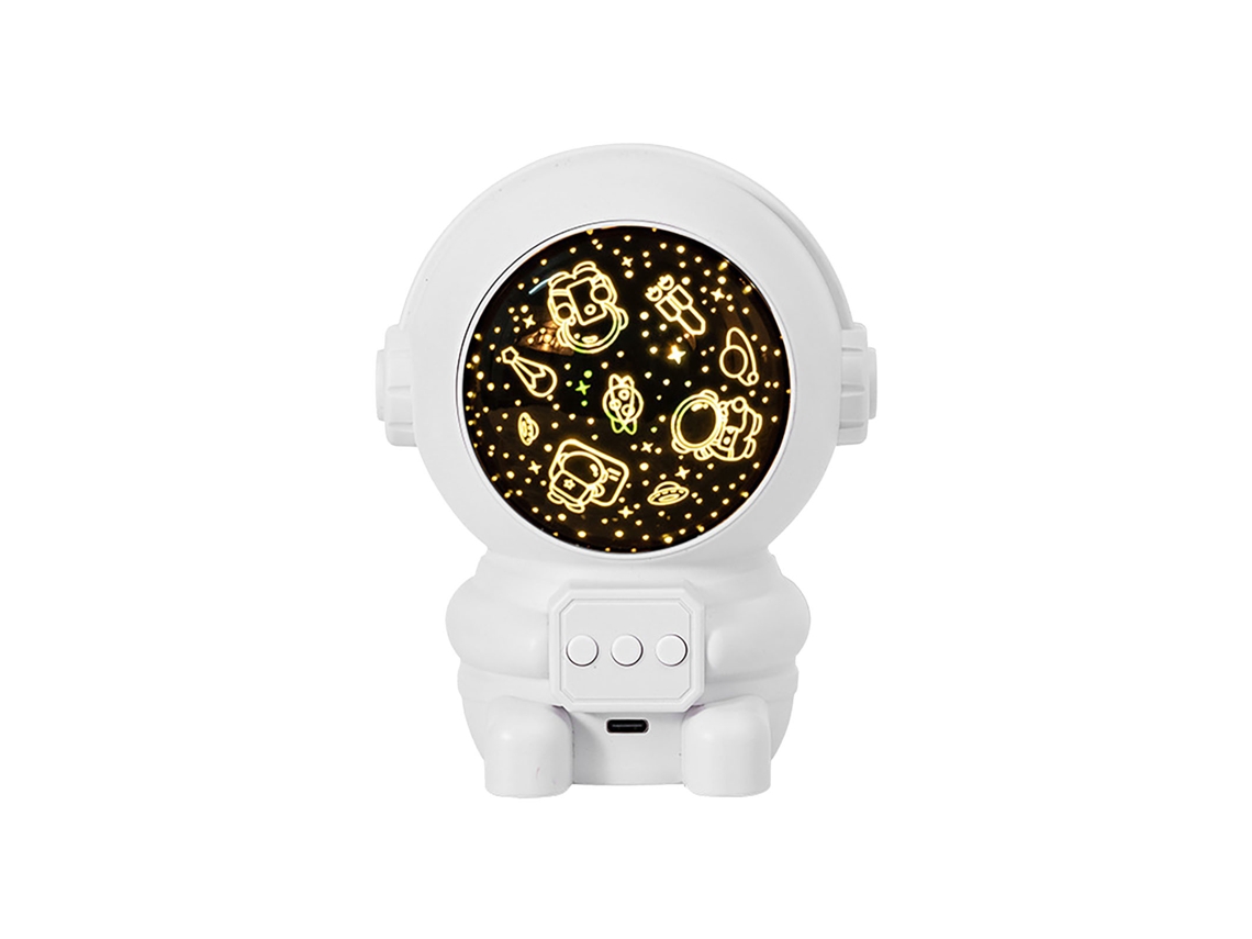 Proyector de astronauta con luces nocturnas recargables
