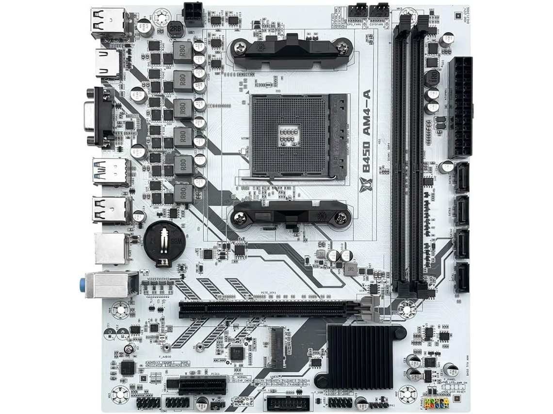 Placa Base Machinist B450 Compatible Con Procesador Ryzen 5500