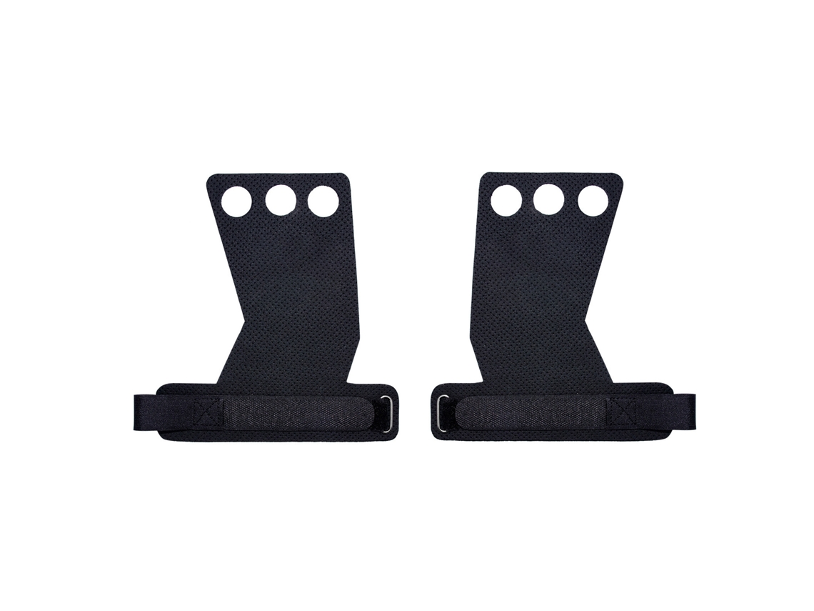 Protector De Palma Anticaída Para Entrenamiento Con Pesas Con 3 Agujeros Y Velcro Ajustable - 1 Par