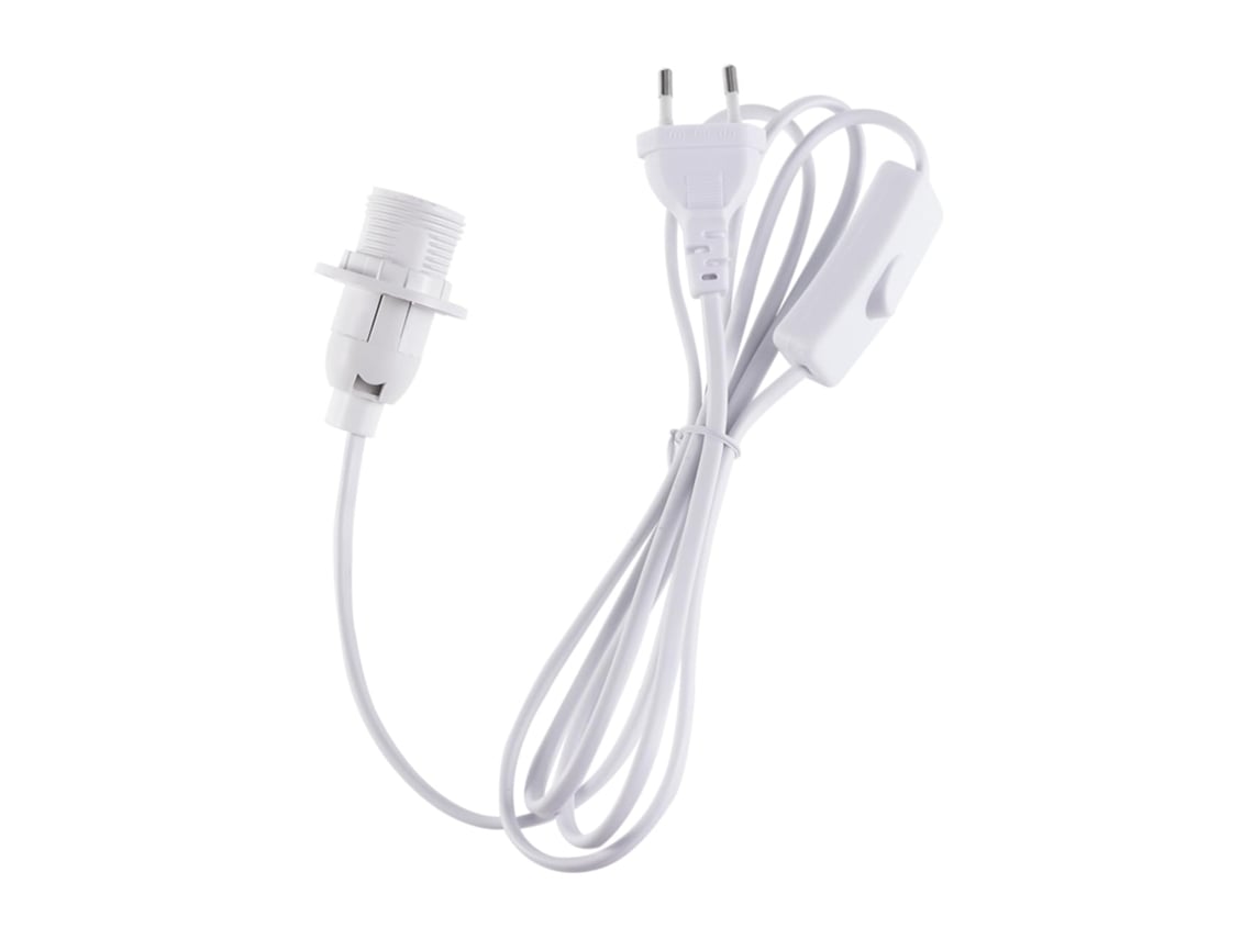 Portalámparas De 1,8 M Con Enchufe Alargador E Interruptor De Encendido/apagado.