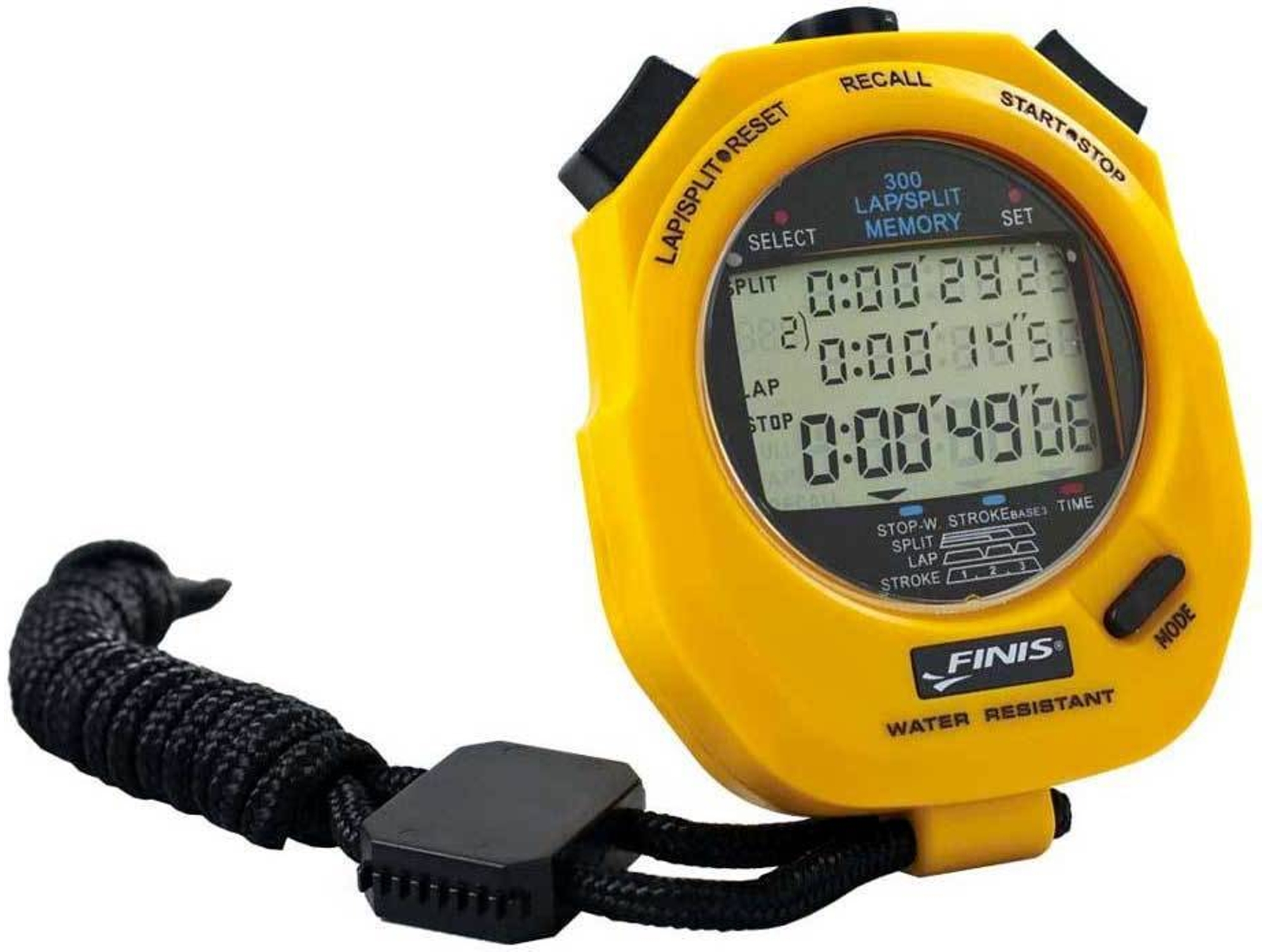 Cronómetro FINIS Natación Amarillo (3x300m)