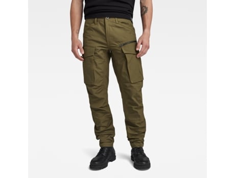 Pantalones de Hombre G-STAR Cargo Cremallera Rovic Verde (34x34)