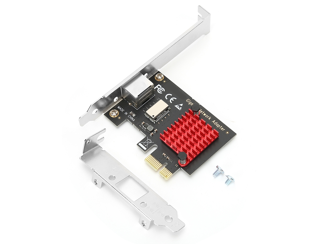 Adaptador De Placa De Ethernet Gigabit Pci-e Lre8111 Com Chip Rtl8111h Para Windows7/8/10 1000mbps