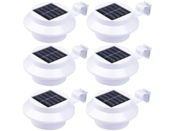 Luces Solares Para Exteriores, Iluminación Automática Al Amanecer Y Al Anochecer Para Ahorrar Energía, Material Abs Duradero Resistente A La Intemperi