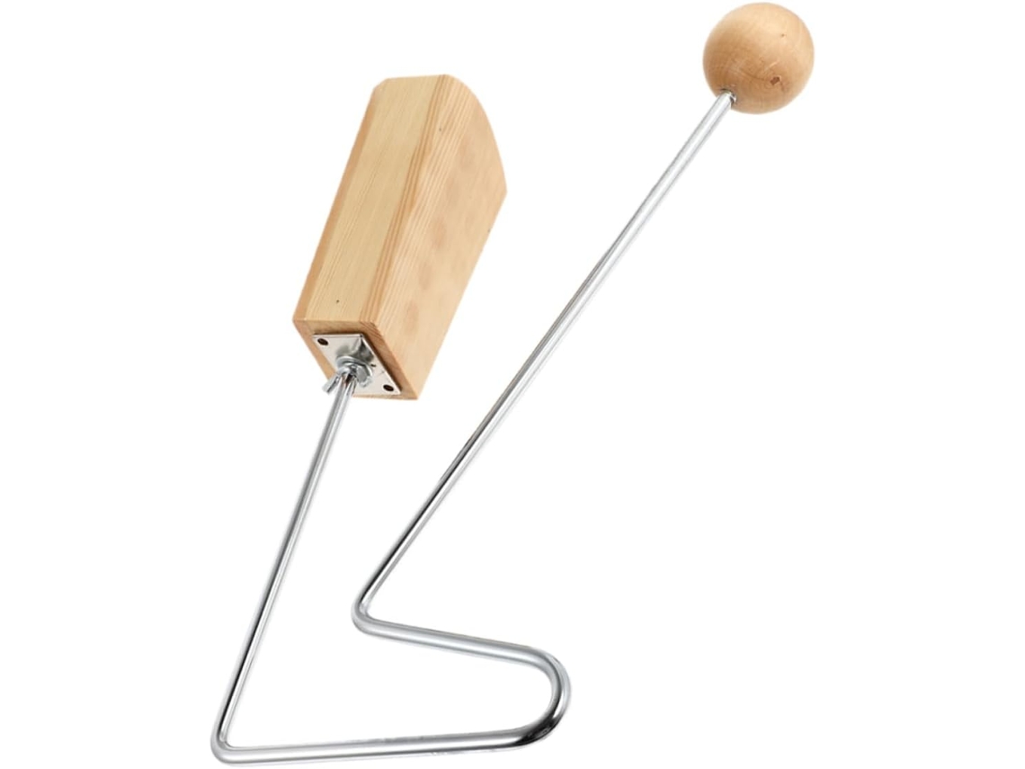 Instrumento De Percusión De Madera Para Niños Y Niñas, Juguete Rítmico Vibraslap Con Bola De Madera