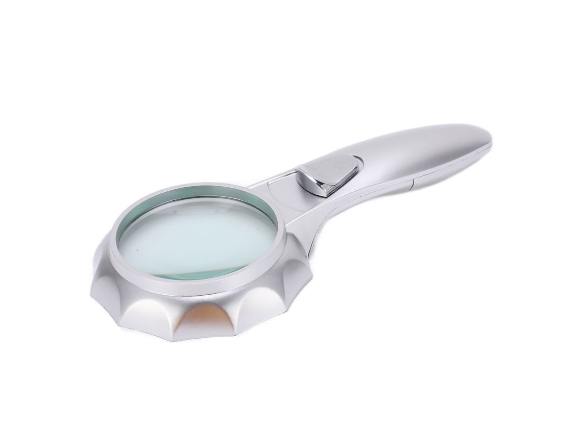 Lupa Led Portátil De 2 Piezas Con Lente Hd Th-600555 Para Lectura Y Observación Detallada.