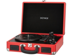 Tocadiscos DENVER MP3 Maleta Rojo