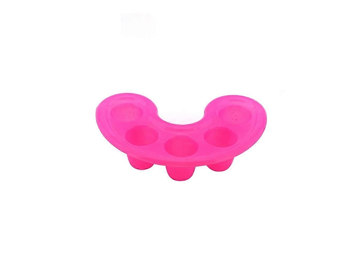 Copo para imersão de unhas rosa e vermelho, resistente à acetona, ferramenta de manicure para uso doméstico e profissional.