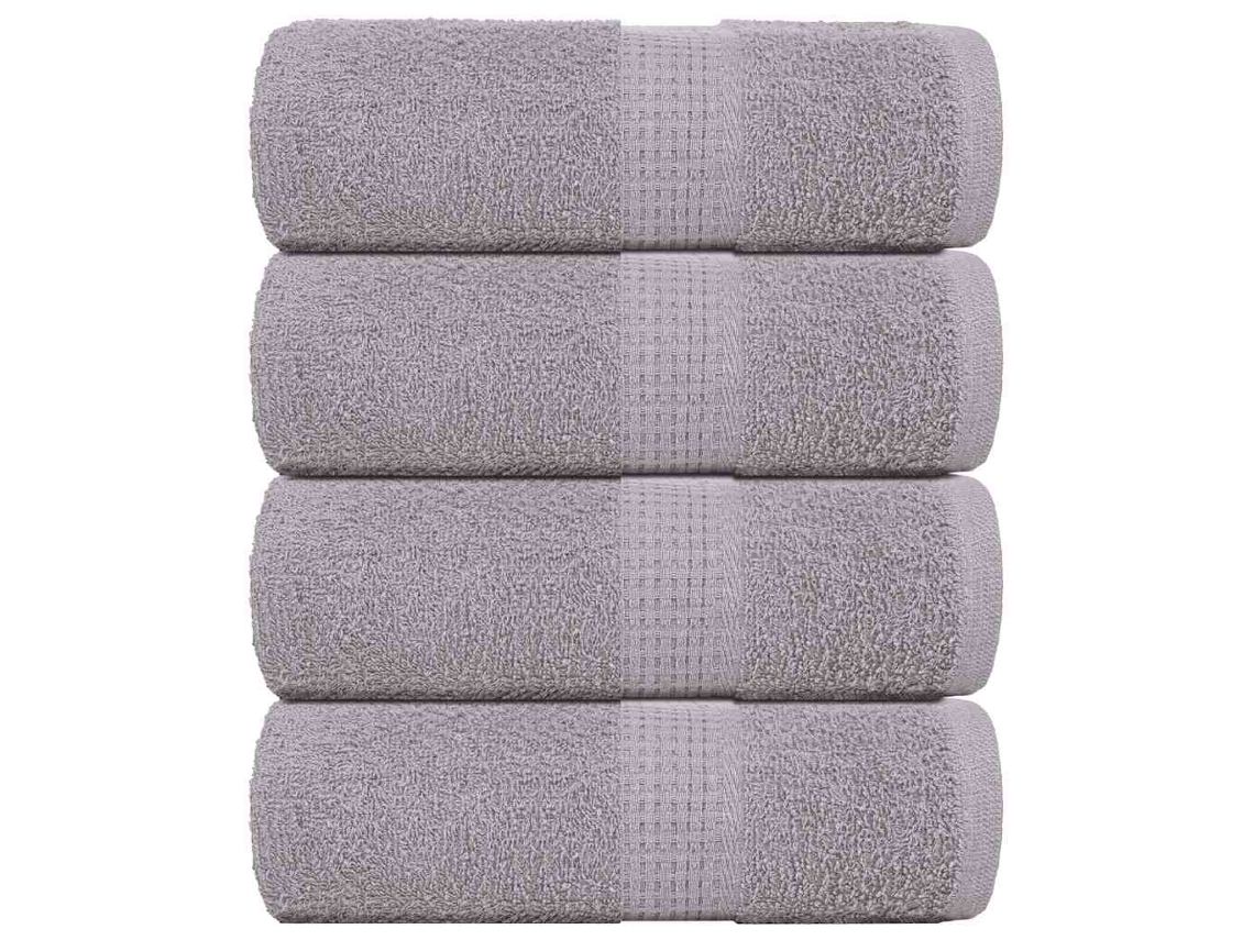Toalla Lovely Home Invitados Uds Gsm Gris (30x50)