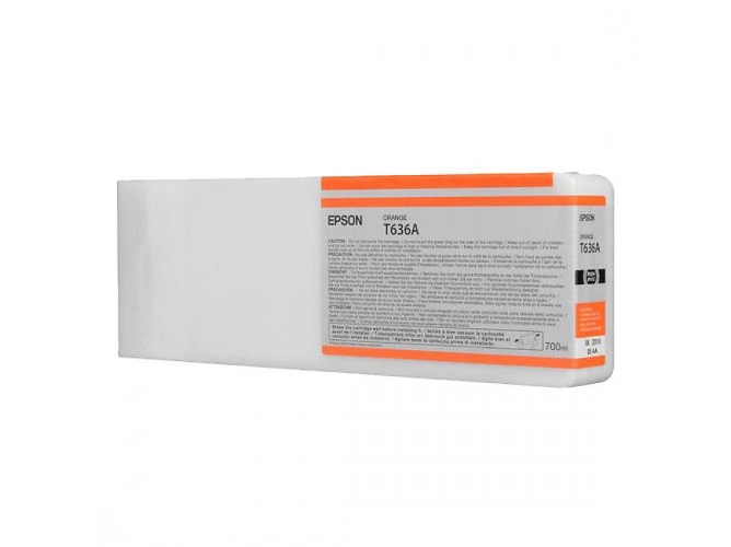 Cartucho de tinta original EPSON, T636A 7 ml , Naranja, C13T636A00