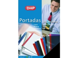 Paquete de 100 tapas de encuadernación Dhp A3 de polipropileno de 0,45 mm, color negro