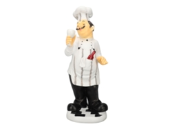 Estatua Decorativa De Resina De Un Chef Francés, Figura En Miniatura Para La Cocina, El Jardín Y El Hogar.