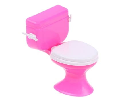 Casa de Muñecas Miniaturas Bañera Eléctrica Muebles de Juguete Rosado