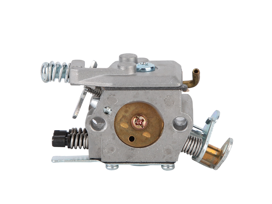 Reemplazo de carburador para motosierra Husqvarna 136, 137 y 142. Sistema de mezcla de aire y combustible de alta calidad para un rendimiento uniforme de la motosierra.