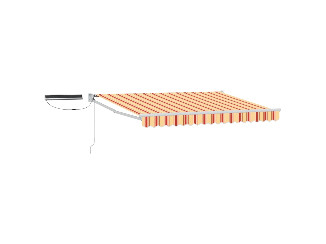 Vidaxl Toldo Retráctil Eléctrico Multicolor 3 X 2,5 M
