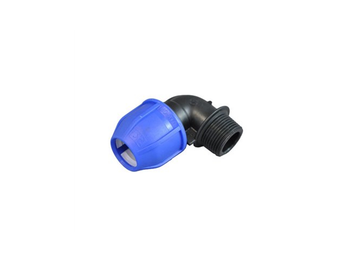Codo Conector De Compresión 90 R/macho 20x1/2 Norma