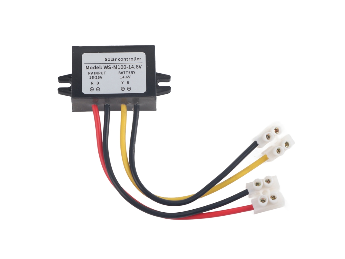 Controlador solar MPPT de 100 W con panel de control y protección de carga de batería WS-M100-14.6VS/BRAND