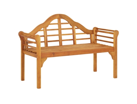 Banco de jardín VIDAXL Marrón Madera (125x56x87.5 cm)