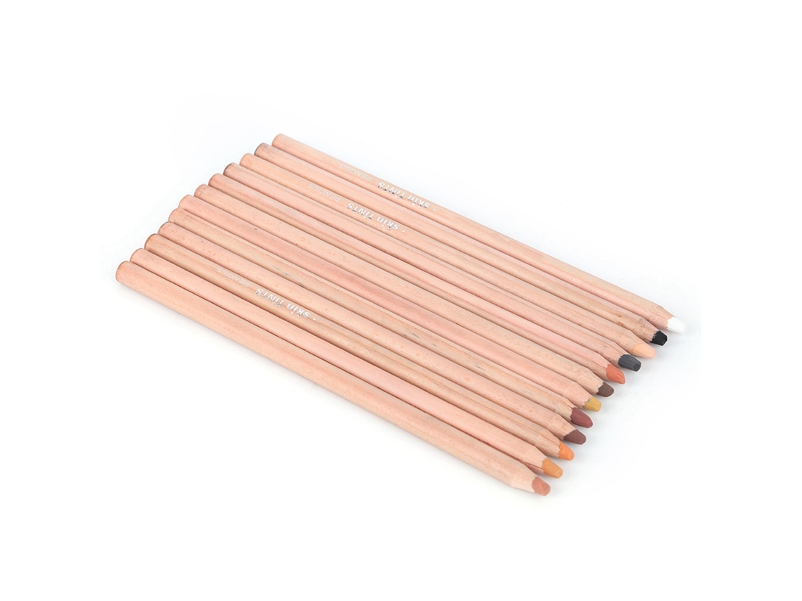 12 Lápices Pastel Profesionales Para Dibujo Artístico Y Pintura De Imágenes A Color.