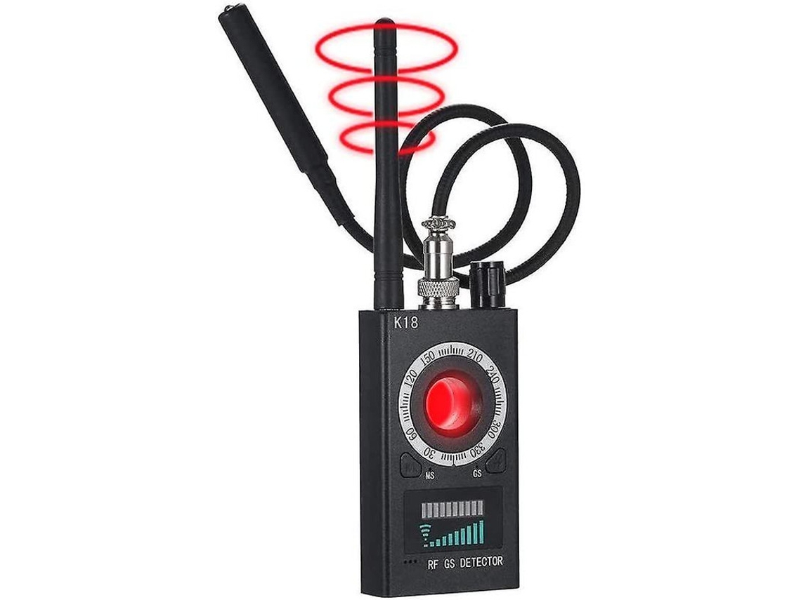 Detector de RF con cámara oculta para dispositivos de escucha espía (negro) Yizhood