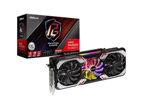 Tarjeta Gráfica ASROCK Gaming Radeon RX 6800 Xt (AMD - 16 GB - GDDR6)