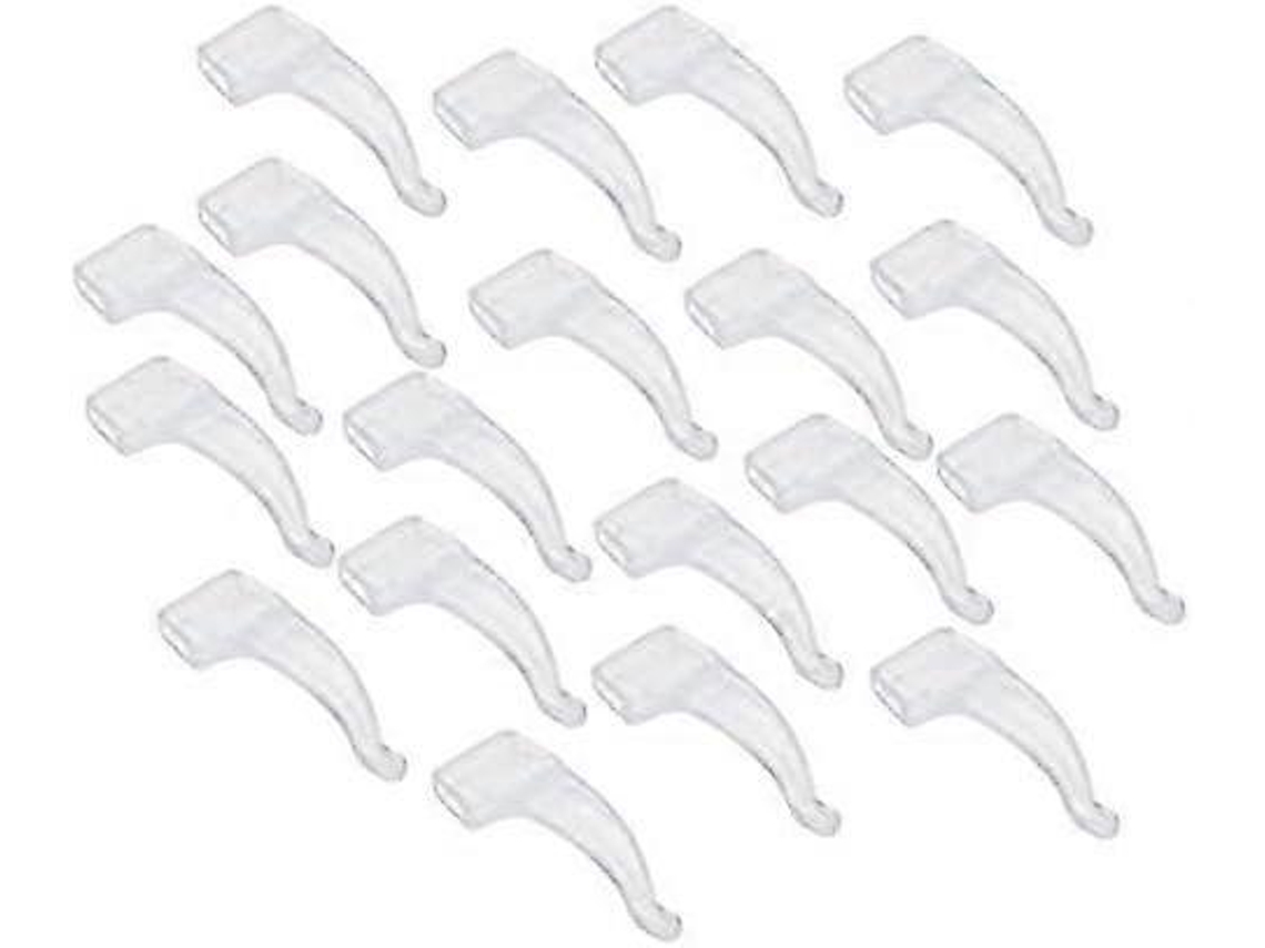 Puntas para gafas, ganchos antideslizantes para las orejas, 20 pares de soportes de silicona para almohadillas de oído para auriculares Rosewell