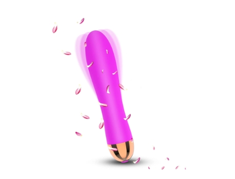 Vibrador Femenino Portátil 12 Modos de Carga USB 100% Masturbador Femenino Impermeable Juguetes Sexuales Púrpura BISBISOUS