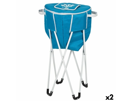 Nevera Portátil AKTIVE Azul Plegable Con soporte 43 x 85 x 43 cm (2 Unidades)