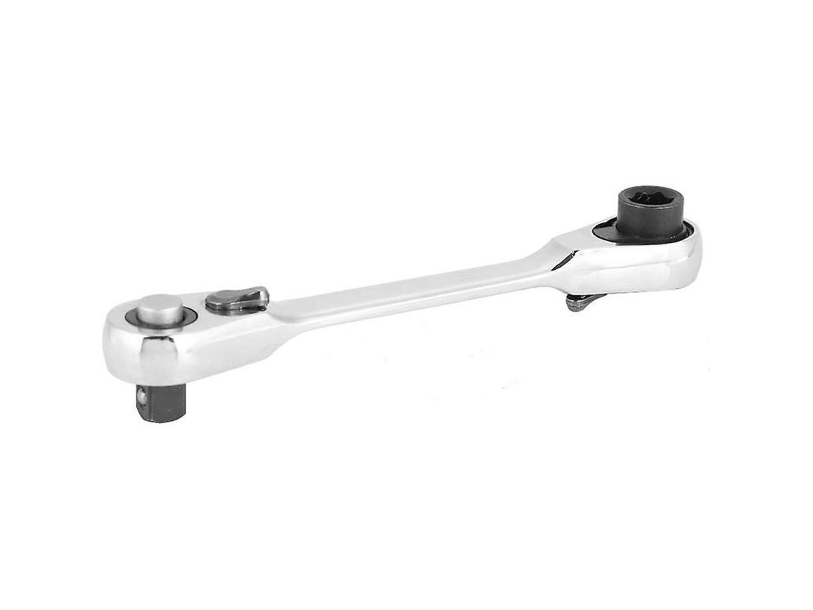 Destornillador De Ratchet Mini 1/4 Hexagonal Llave De Torque Profesional Cr-v 72 Dientes