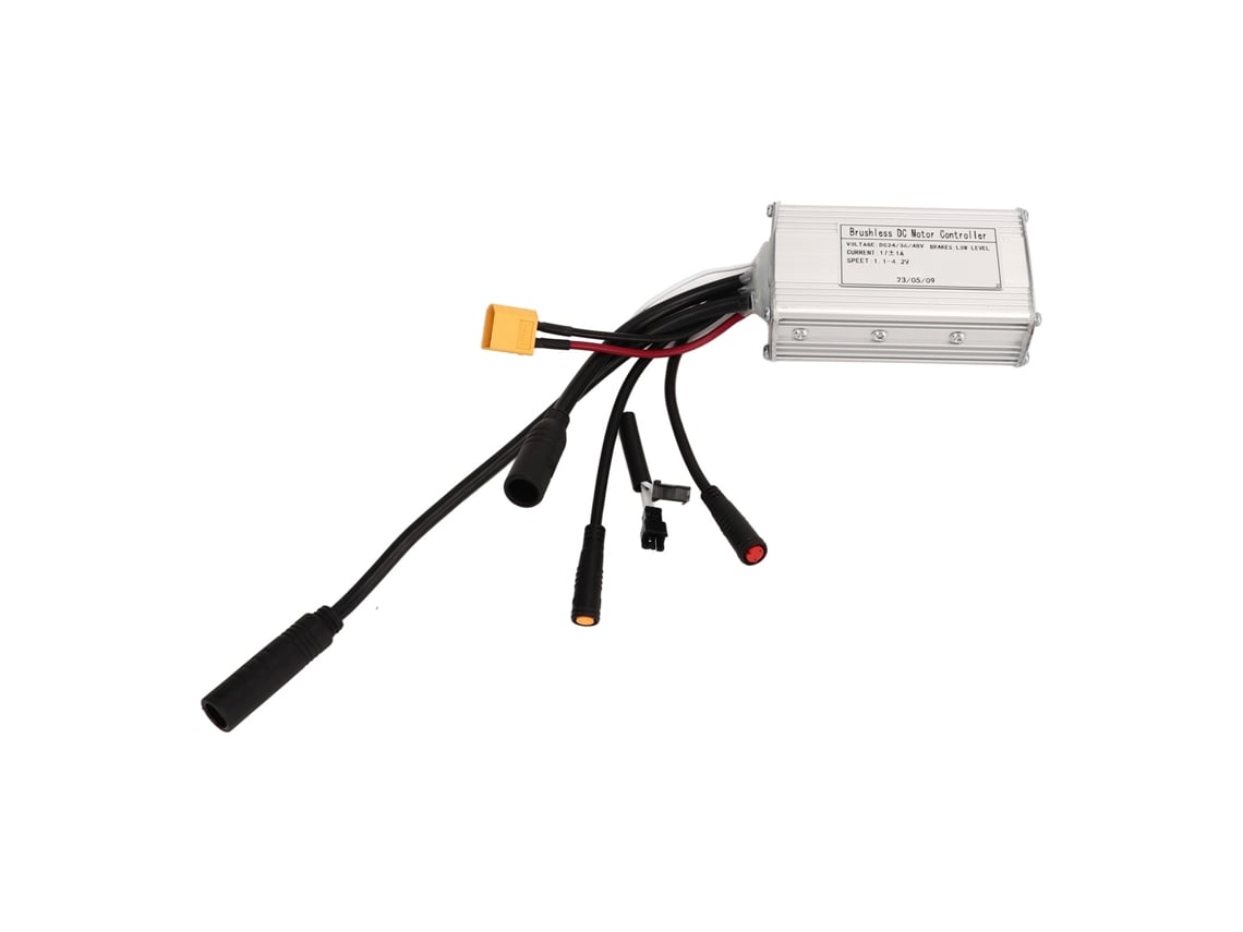 2026-controlador De Motor Brushless 24v 36v 48v 17a Onda Senoidal 3 Modos Con Conector Impermeable Para Bicicleta Eléctrica Diy