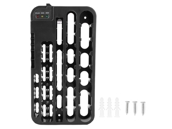 Caja De Almacenamiento De Baterías Con Comprobador De Resistencia, 72 Compartimentos.