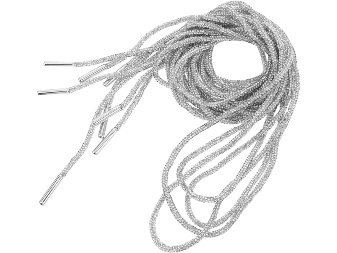 Juego De 4 Cordones De Pedrería Para Zapatillas Deportivas Con Adornos De Diamantes De Imitación.