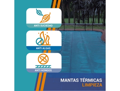 Manta térmica piscina AquaBubble Crystal PLUS 500 5.75 x 6.00 m PISCIHOGAR