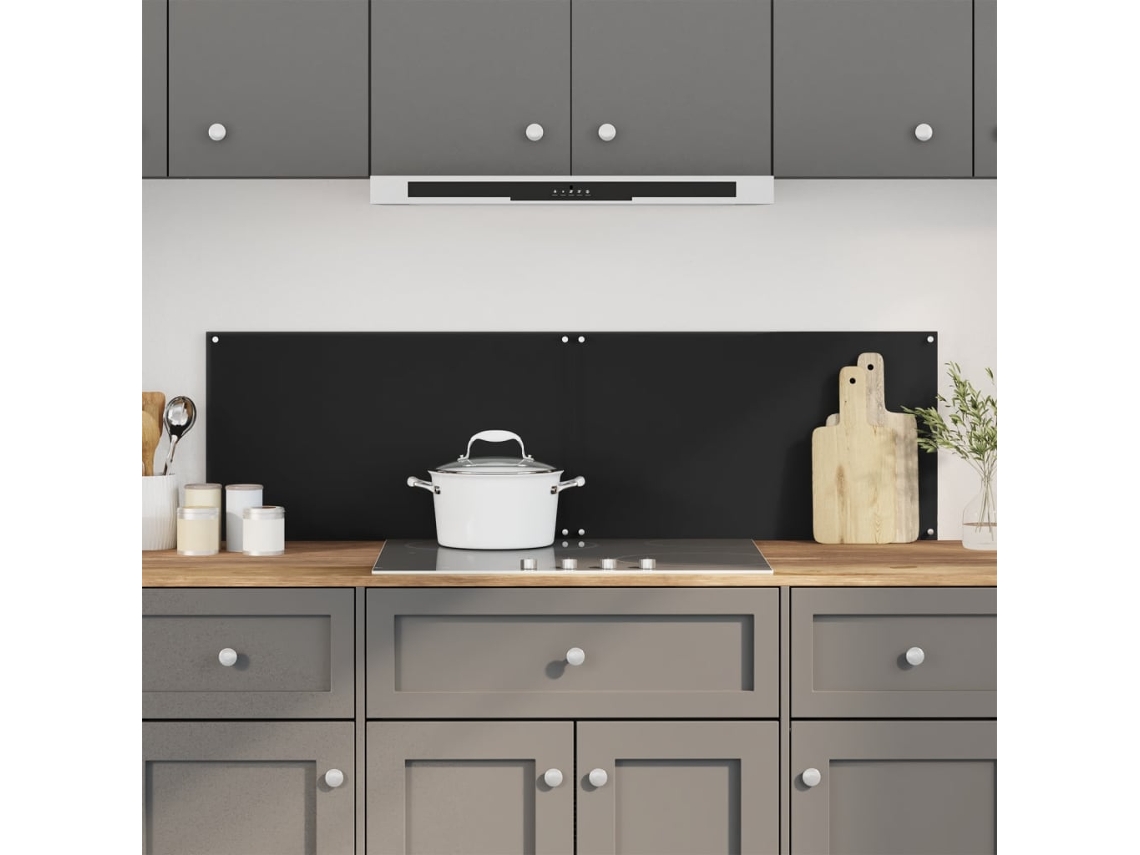Protectores contra salpicaduras de cocina (2 unidades, 70 x 50 cm, vidrio templado, DKD HOME DECOR)