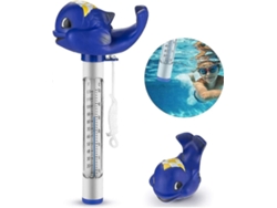 Termômetro De Piscina Poluição Flutuante Cartoon Style Poluição De Água Para Piscinas, Spas