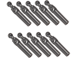 Inoomp Cuentas De Plástico Negro Para La Cola Del Paraguas, 10 Unidades, Accesorios Para Paraguas Plegables,s Y