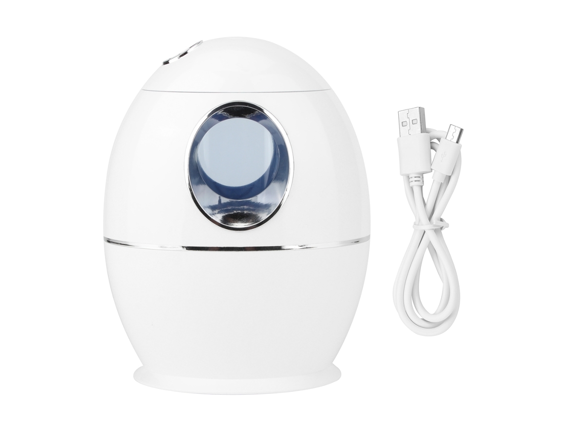 Mini purificador de aire humidificador USB portátil con luz para uso doméstico y de oficina.