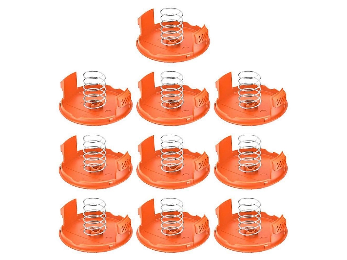 Z4t Para Black Decker Gh400 Gh500 Gh600 10 Tapa De Carrete Con 10 O5q Reemplazo De Resorte Para Cortacésped,